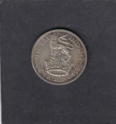 Beschrijving: 1 Shilling  GEORGIUS V